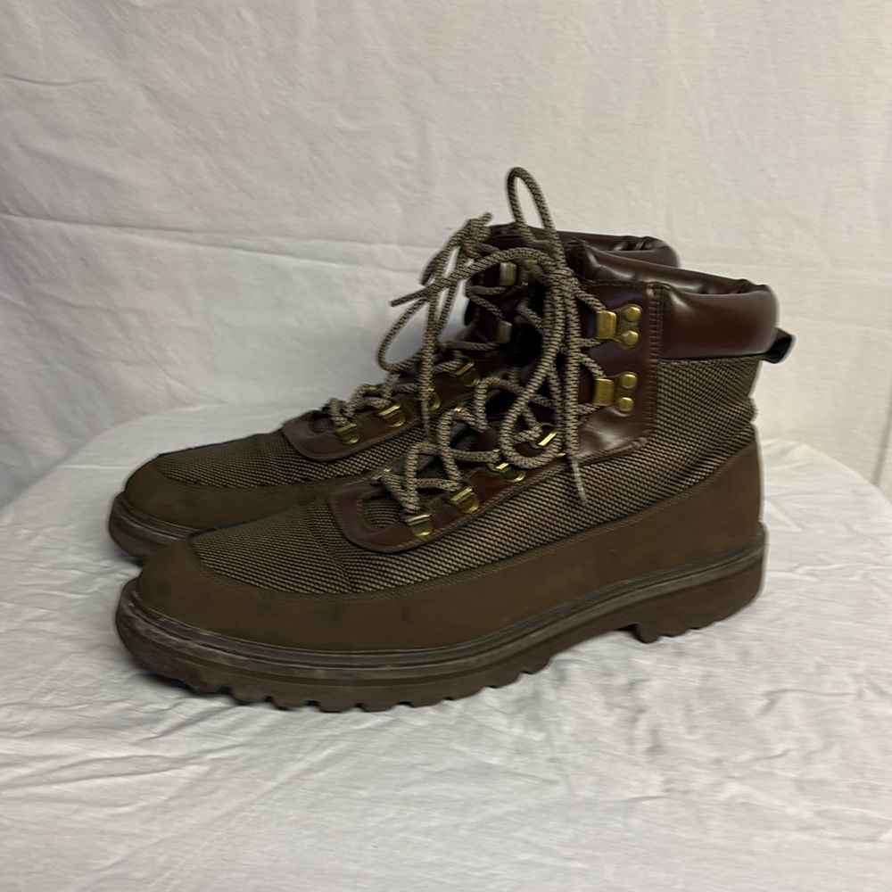 Kenneth Cole Reaction Men’s  Klay Lug Combat Boots Expresso Size 10.5